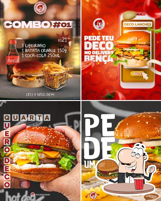Hambúrguer em Deco Lanches