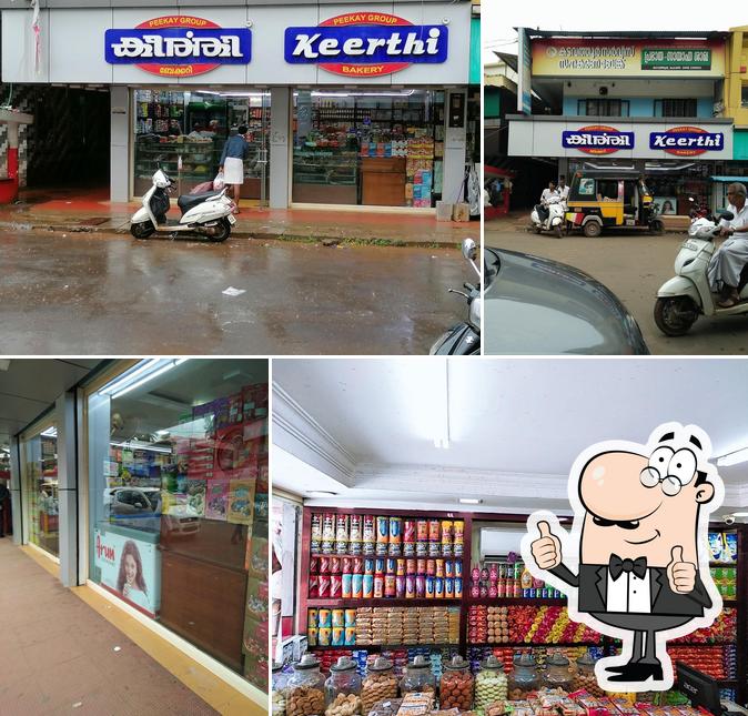 Here's a picture of Keerthi Bakery