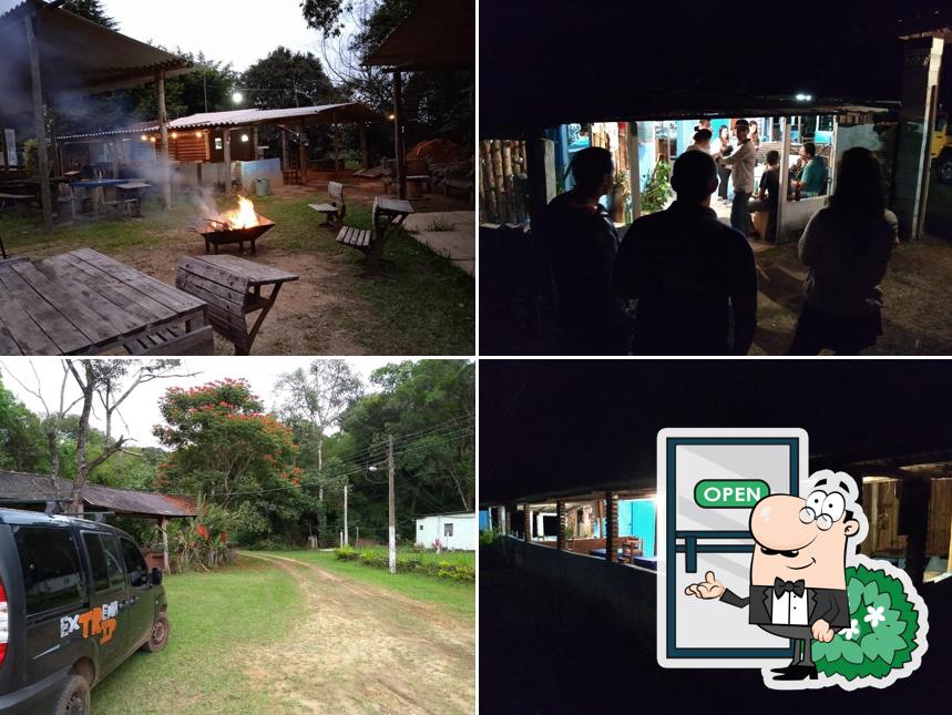 Desfrute da vista do exterior Primeiro Gole Bar Rural ( Disponível Locação)