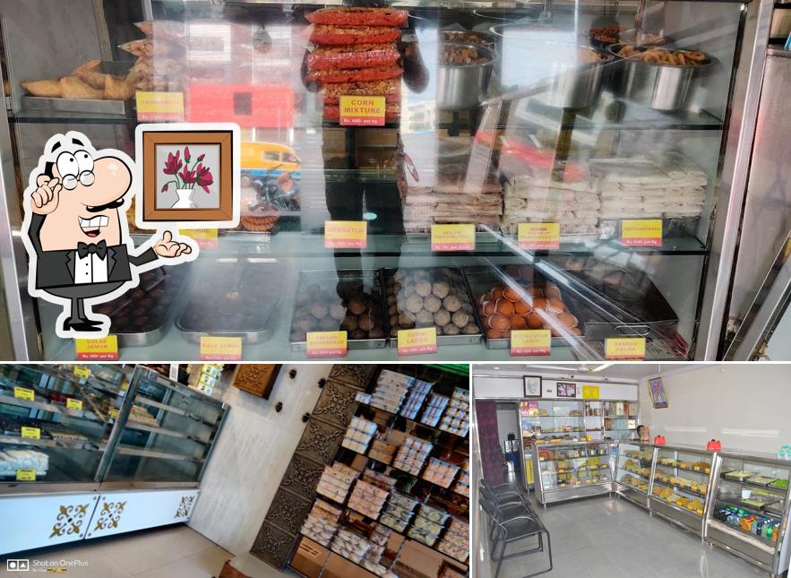 Check out how B Konda Reddy Pure Ghee Sweets looks inside