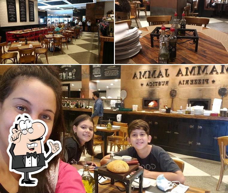 O interior do Mamma Jamma Recreio Shopping