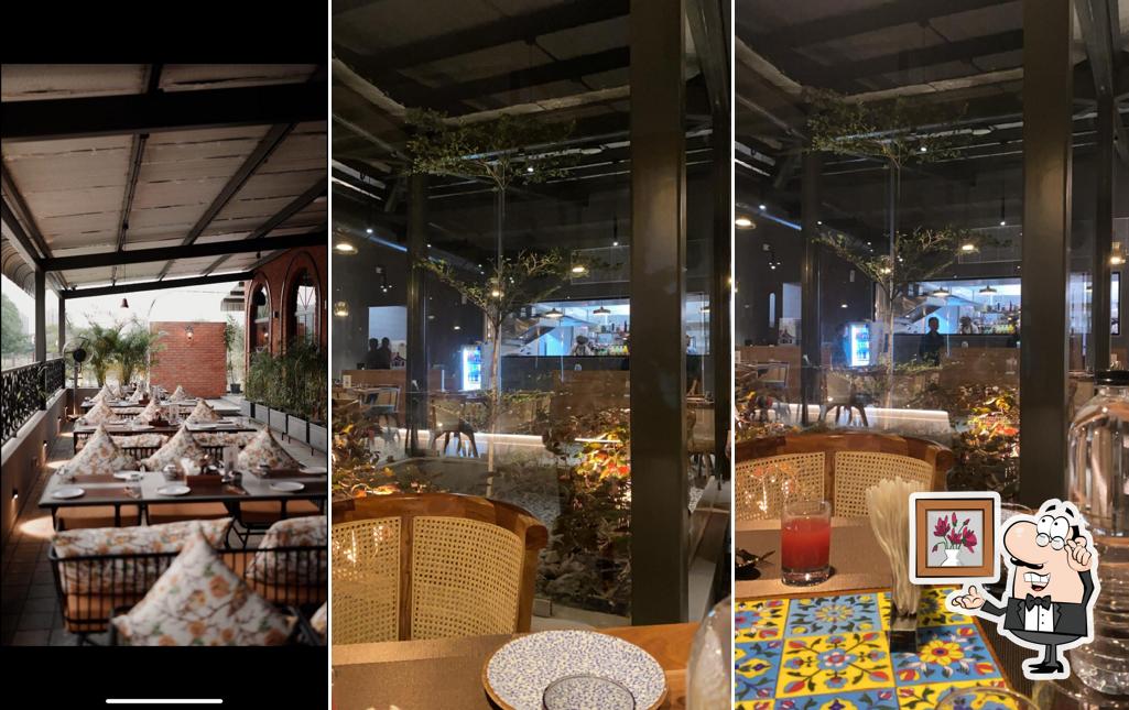 Take a seat at one of the tables at Bougainvillea