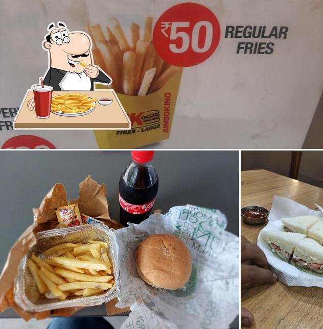 Order finger chips at Big Burger house