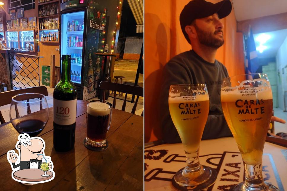 Prove uma bebida do menu