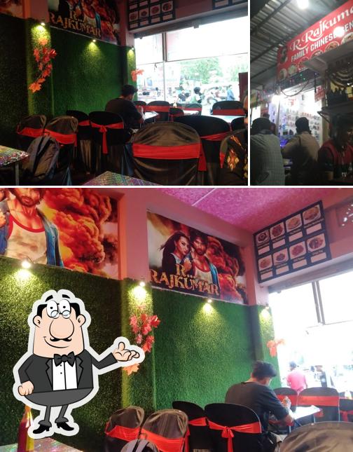 The interior of R. Rajkumar Family Chinese Restaurant