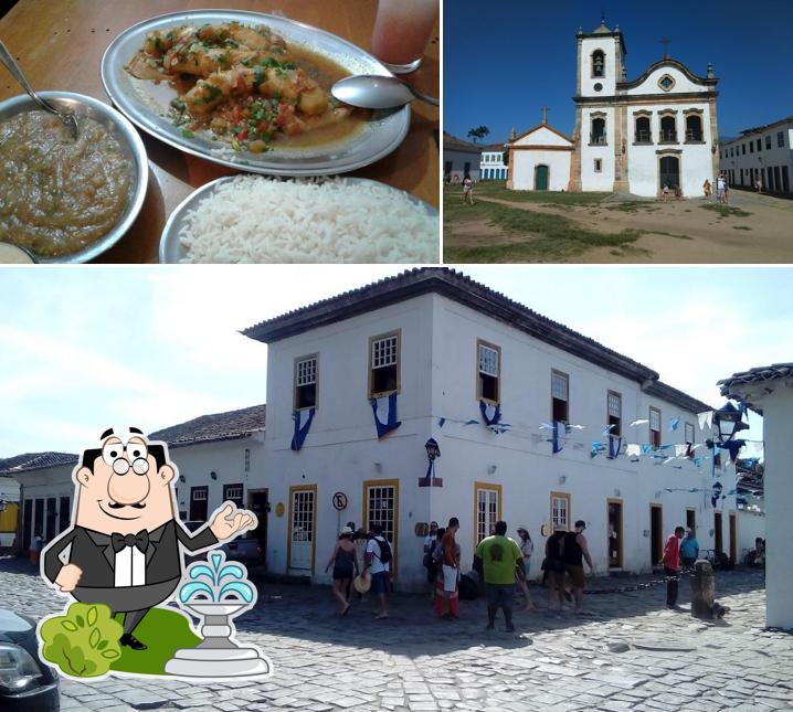 A imagem do Manu Empório’s exterior e comida