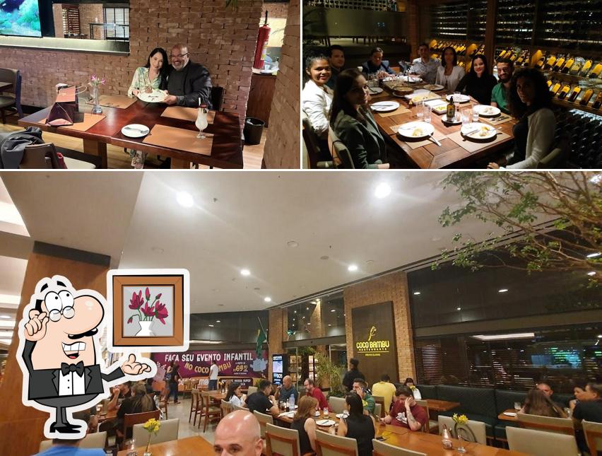 Veja imagens do interior do Coco Bambu Águas Claras