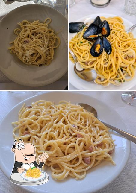Spaghetti alla carbonara al Trattoria "Da Marco"