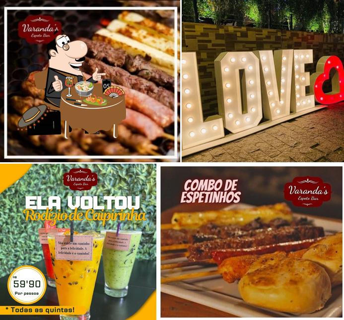 Comida em Varandas Espetos Bar