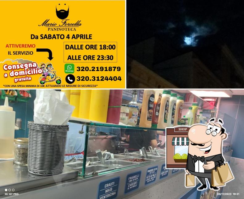 La immagine della esterno e cibo di Paninoteca da Mario Forcella