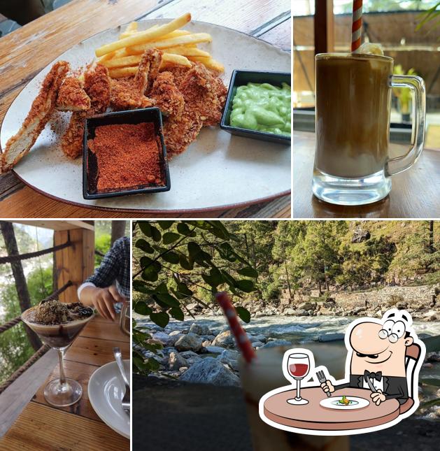 Chocolate mousse at Offlimits Coffee Kasol