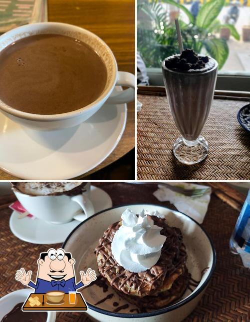 Chocolate mousse at Café Miranda