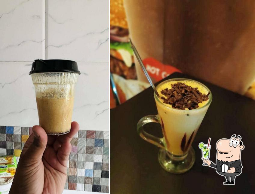 Enjoy a beverage at Cafe Creme