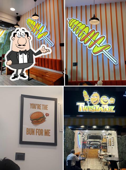 The interior of Twistatoz