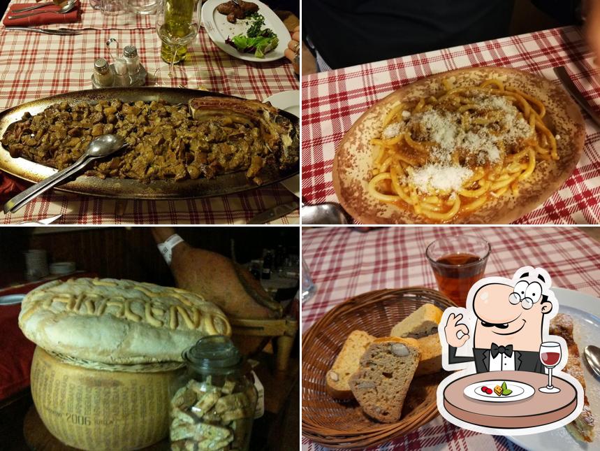 Platti al Trattoria Il Saraceno