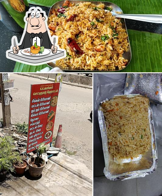 Food at K K CORNER CHETTINADU HOTEL