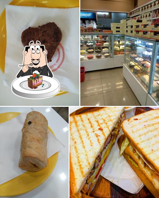 Chocolate cake at Navya Bakers, T B junction