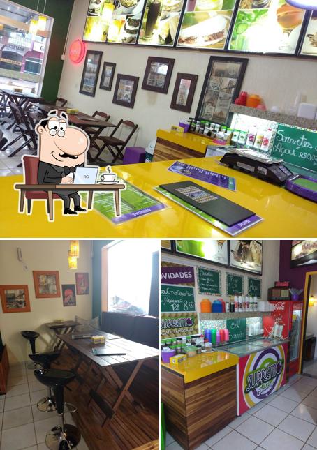 O interior do CONSOLI AÇAI E PADARIA