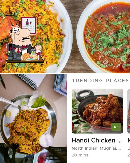 Handi chicken points & restaurant provides meat dishes