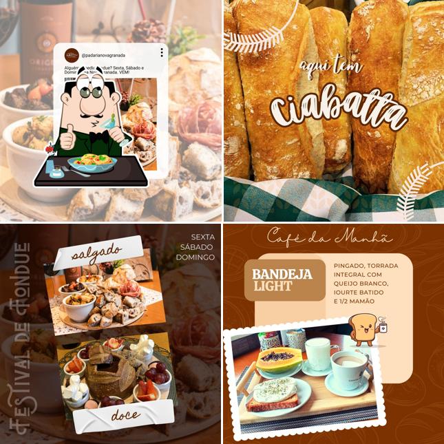 Comida em Padaria Nova Granada