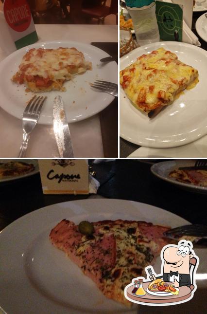 No Capone Ristorante & Trattoria, você pode conseguir pizza