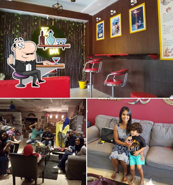 Check out how The chai bar looks inside