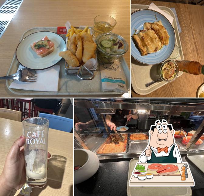 Fish and chips al Migros Restaurant - Brugg - Neumarkt