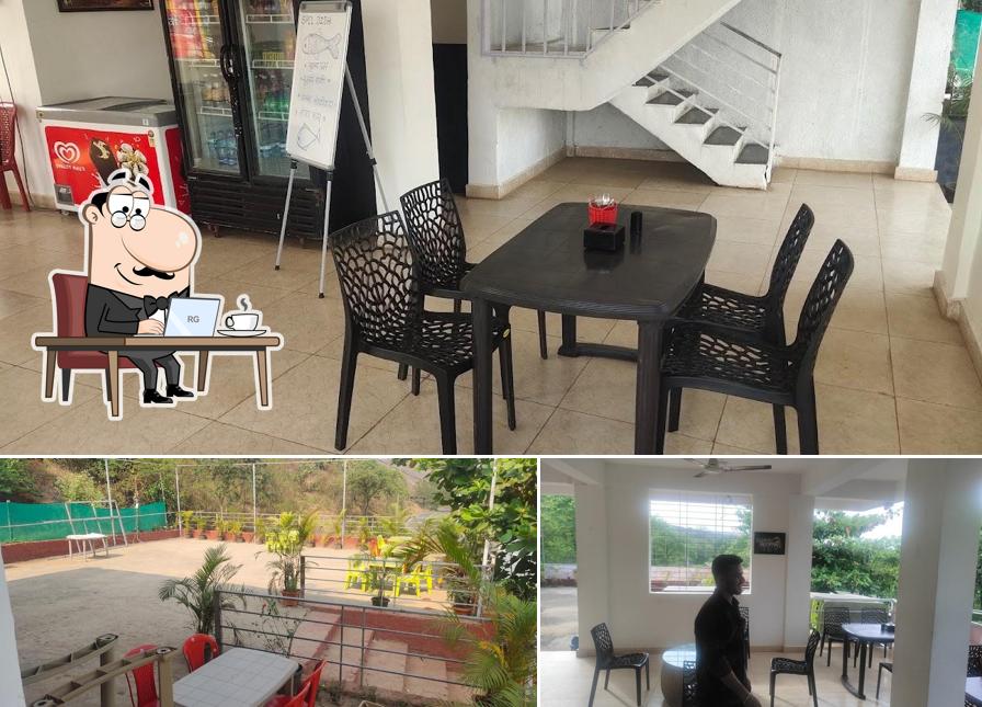 Check out how Konkan hill top family restaurant looks inside