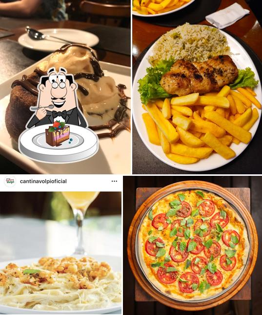 Bolo de chocolate em Cantina Volpi Shopping Paseo Itaigara