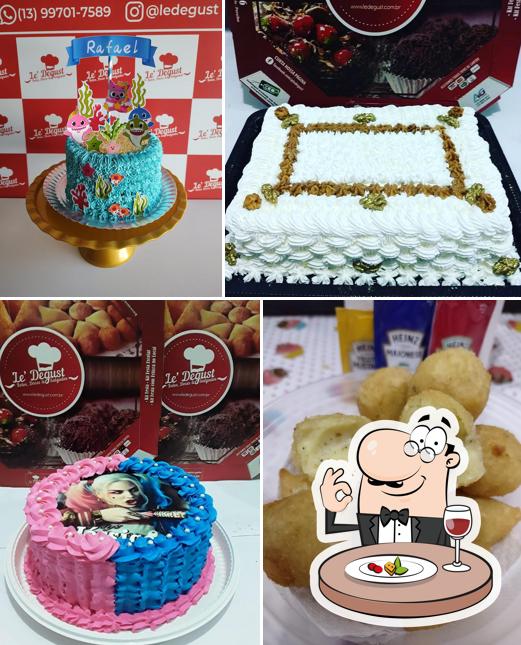 Comida em LeDegust bolos, doces, salgados e kit festas. Temos bolos pronta entrega!
