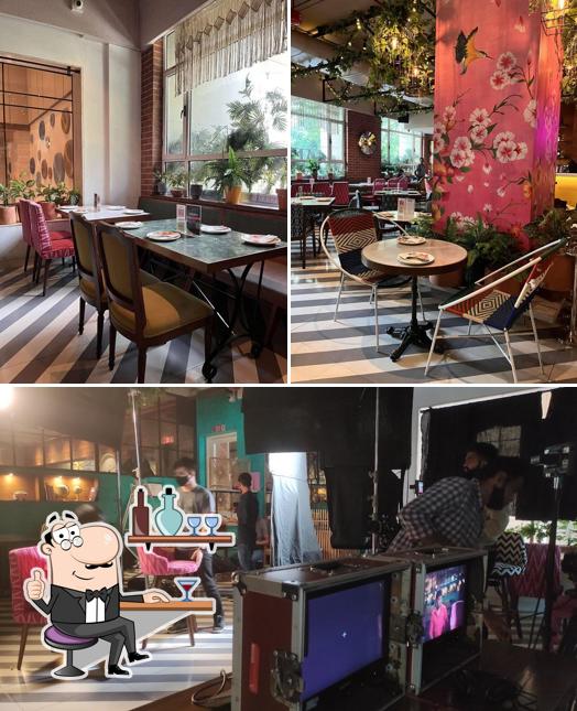 The interior of The Sassy Spoon Powai