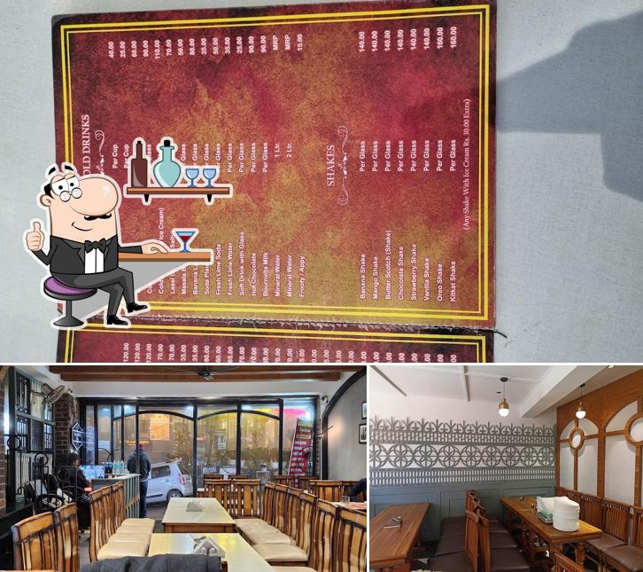 Take a seat at one of the tables at Aggarwal Vegetarian