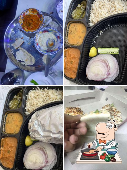 Chicken curry at indian spice veg restro