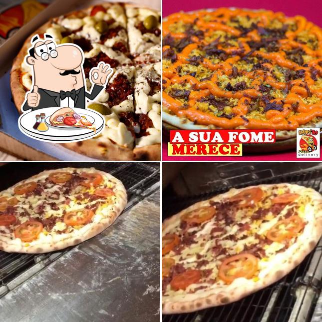 Escolha pizza no Leggero pizzaria