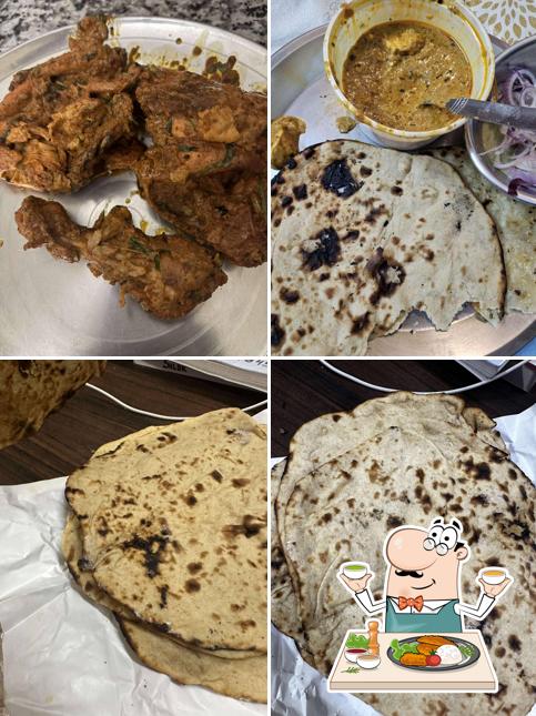 Food at Lazeez Kebabs & Curries Restaurant