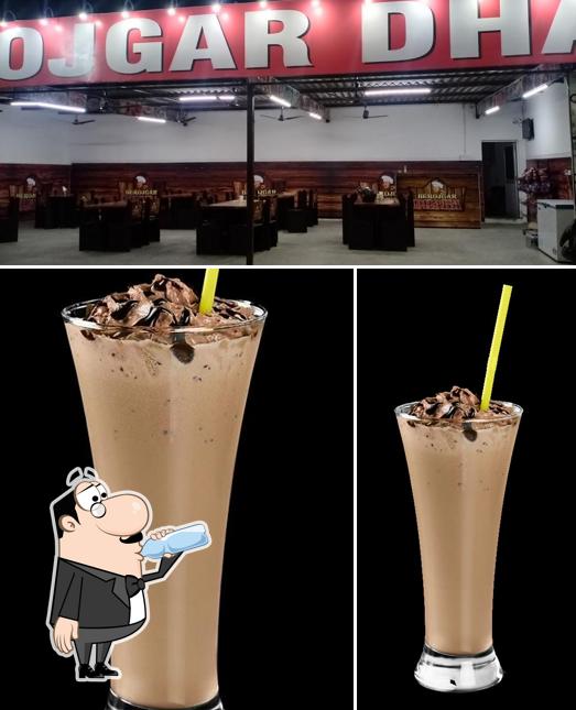 BEROJGAR DHABA is distinguished by drink and interior