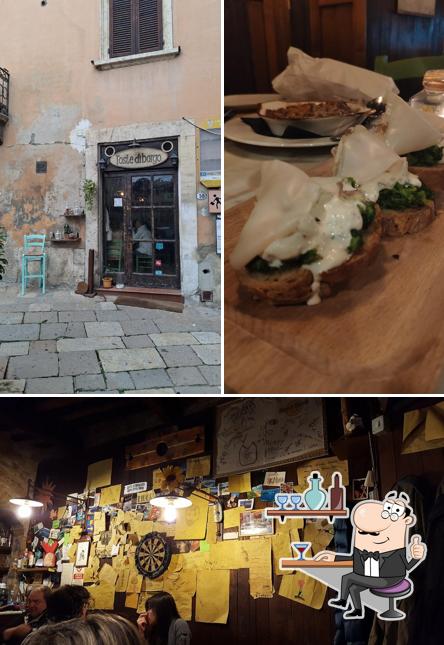 Questa è la foto che mostra la interni e esterno di L'Oste Di Borgo