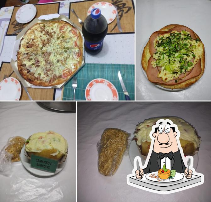 Comida em Central da Pizza A Pizzaria do Japonês