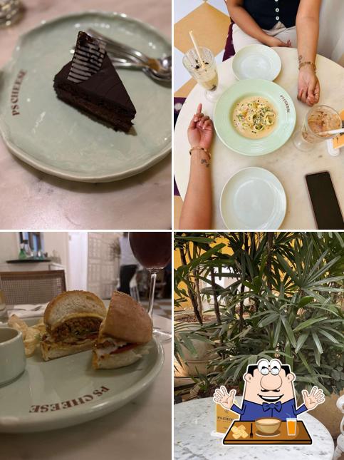 Clam chowder at PS Cheese Cafe