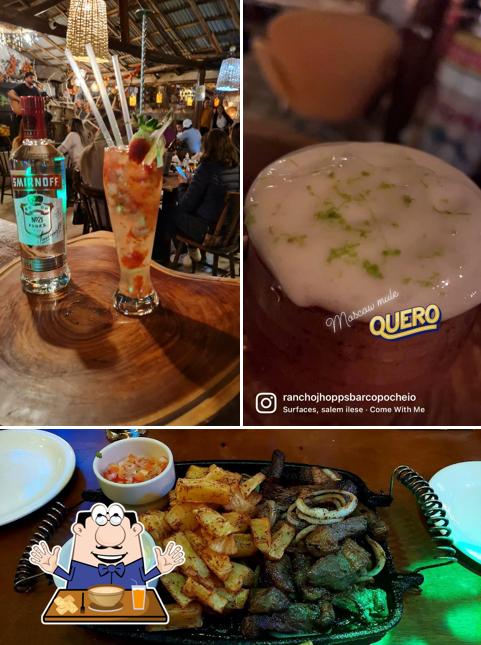 Sopa de moluscos em Rancho Jhops Bar Copo Cheio