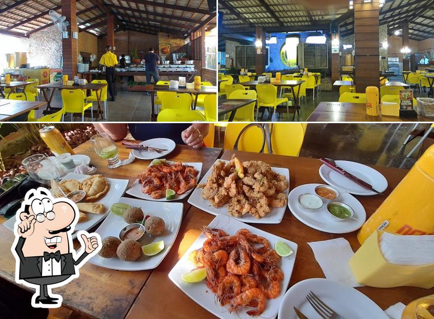 O interior do Boteco do Caranguejo Villas