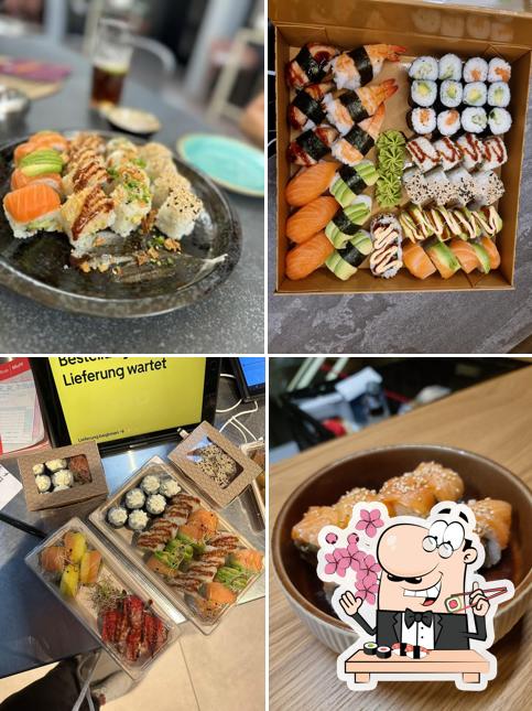 Ordina le varie opzioni di sushi