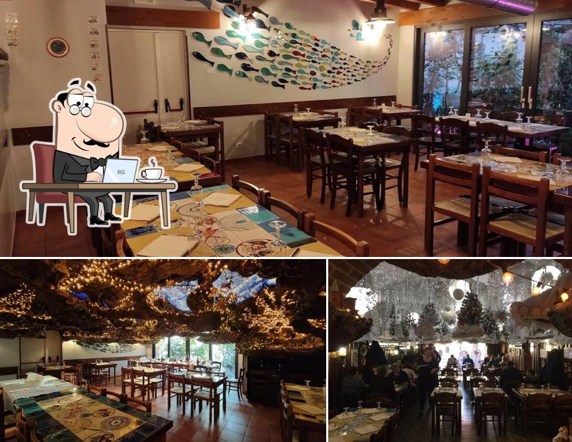 Gli interni di La Taverna