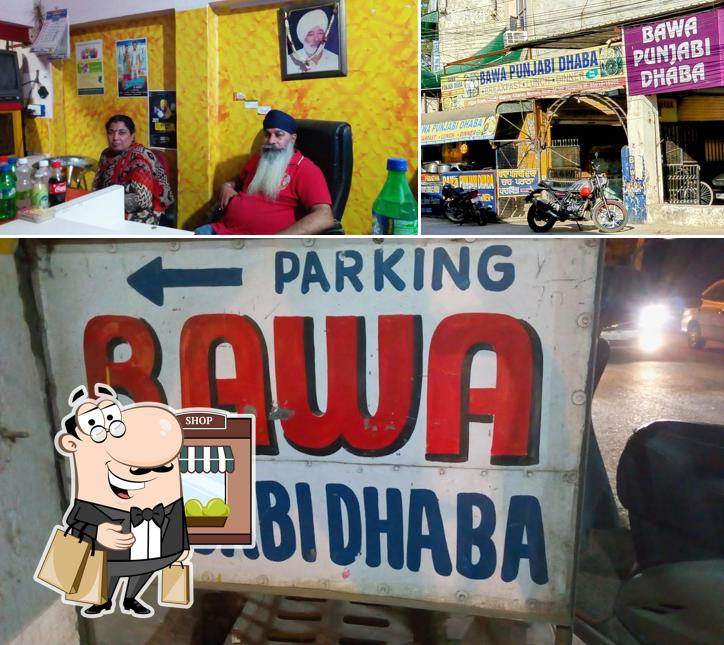 The exterior of Bawa Punjabi Dhaba