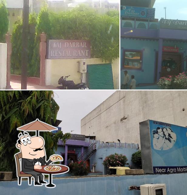 The exterior of TAJ DARBAR RESTAURANT