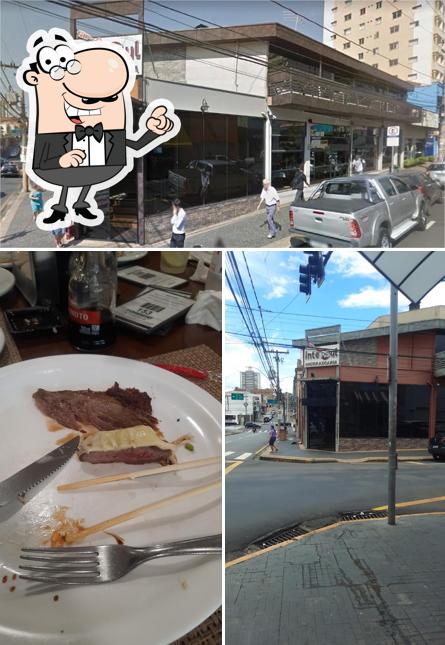 Dê uma olhada a imagem ilustrando exterior e bebida no Churrascaria Intersul