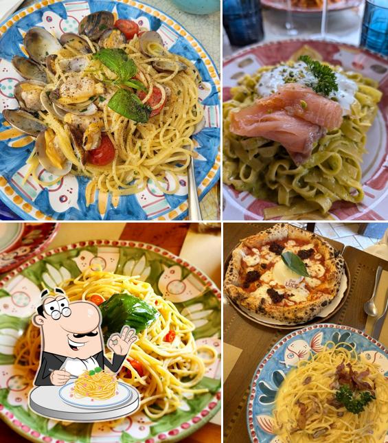 Spaghetti alla carbonara al Ristorante Luce