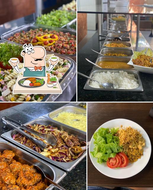 Platos en Chocolate com Pimenta. PANIFICADORA E RESTAURANTE