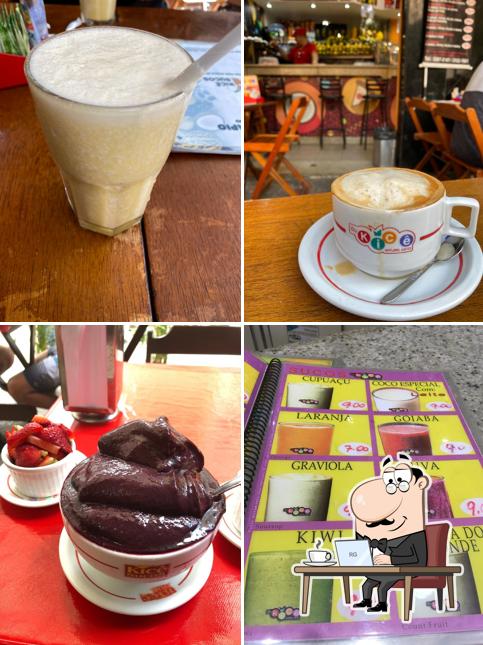 O interior do Kicê Sucos