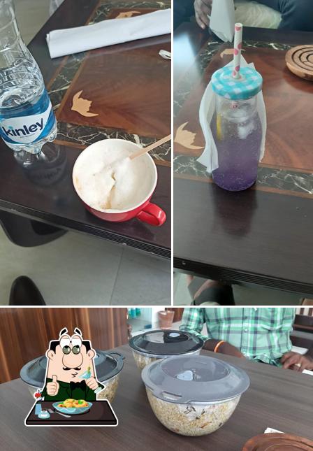 This is the picture showing food and beverage at Karbonn Cafe